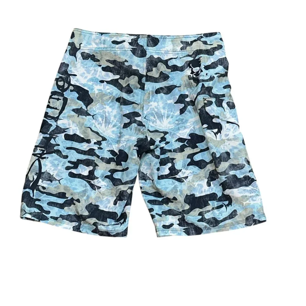 Salt Life SLX-QD Vapor Stretch Board Shorts Swim‎ Trunks Size 30  Summer Beach